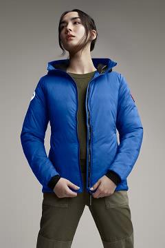 Chamarras Canada Goose Mujer Mexico - PBI Camp Chaqueta De Plumas Azules HJ1457938
